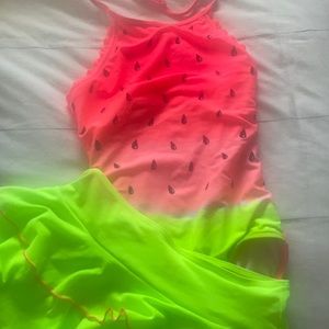 Girls Swimsuit with Skirt